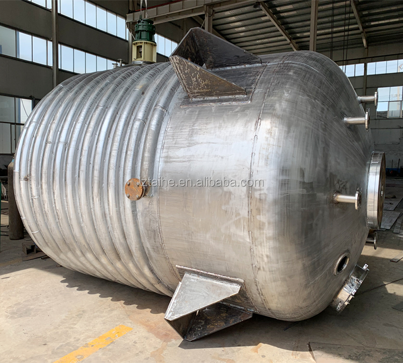 10000L Limpet Coil Reactor Tanks Vessel Stainless Steel Reactor for High- Performance