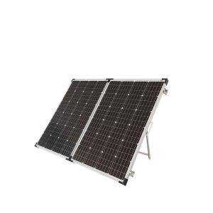 China Outdoor Black 100 Watt 12 Volt Folding Solar Panels factory