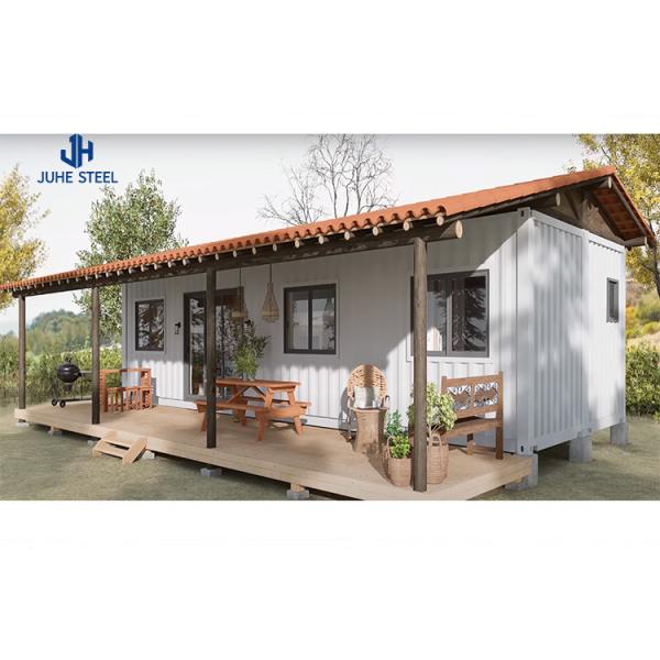 Beachfront Living Steel Door Prefab Container Beach House with Excellent
