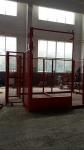 Material Construction Site Elevator Cage Hoist , Building Hoist