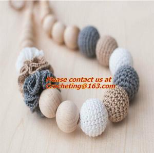 China Breastfeeding toy for baby Teething Necklace Nursing Necklace Breastfeeding Necklace Croch factory