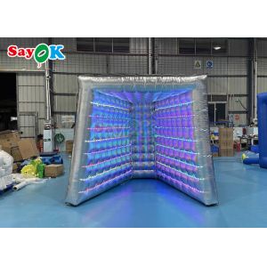 Black Oxford Cloth Inflatable Photo Booth Enclosure Loudspeaker Shape
