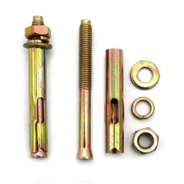 Factory Direct Sales, Expansion Bolts, Color Galvanized Expansion Anchor Bolts Galvanized Expansion Bolts, Customizable