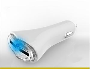 China Mini Mobile Phone Car Charger 2 USB 3.1A One Way Cigarette Lighter Socket Splitter factory