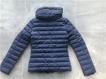 Soft Polyester Padded Jacket , Ladies Leather Jacket With Fur Collar Gt1217wk