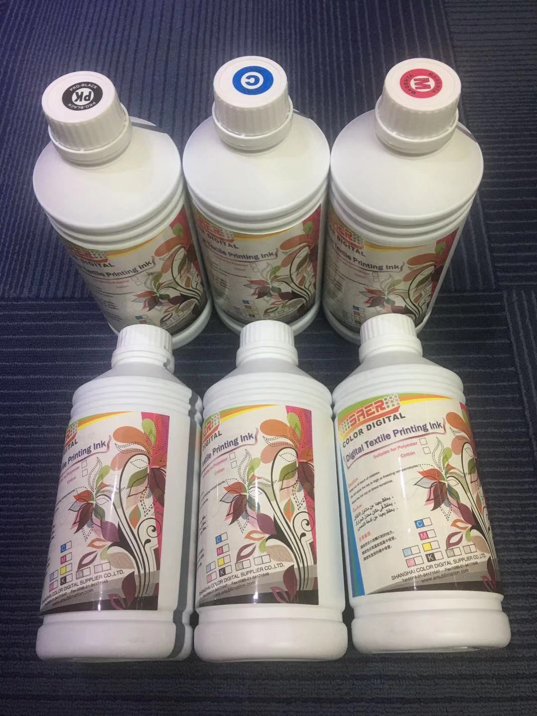 Digital Waterbased Pigment Ink For Epson Print Head Sublimation Inks Print