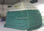 Green White Air Dome Advertising Inflatable Tents PVC Fabrics For Party / Event