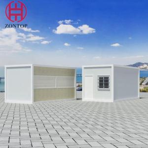 China Zontop China Factory Supply European Style House Light Steel Flat Pack Prefab Eco House Prefab Modular Home factory