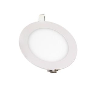 China Recessed -15 Celsius 5500k LED Round Flat Panel Light factory