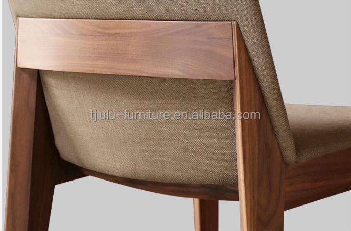 Nordic Fabric Leather Wood Dining Chairs The Perfect Choice for Modern Dining Room Furniture
