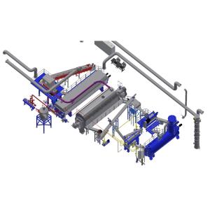 China Slaughtering Machine 380v Feather Meal Processing Equipment factory