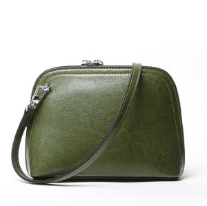 China Leather Clutches Cowhide Handbags for Women Simple Mini Shell Case Bags factory