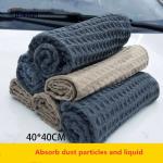 50x60cm Car Cleaning Rags Medium Size Waffle Style Luxury Microfiber Car