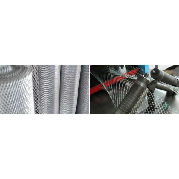 Flattened Expanded Metal Mesh AISI304 And AISI316 Stainless Steel Stretched Sheet Decorative Mesh