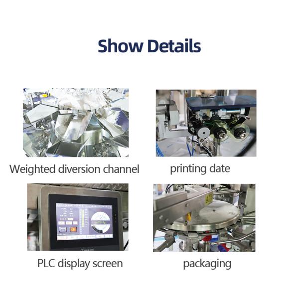 Single Station Premade Bag Packing Machine Fully Automatic 30-50bag/Min