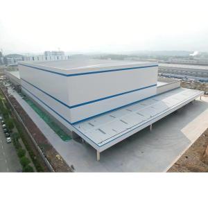 China Astm Prefabricated Metal Building Insulated Steel Frame Construction Single Story factory