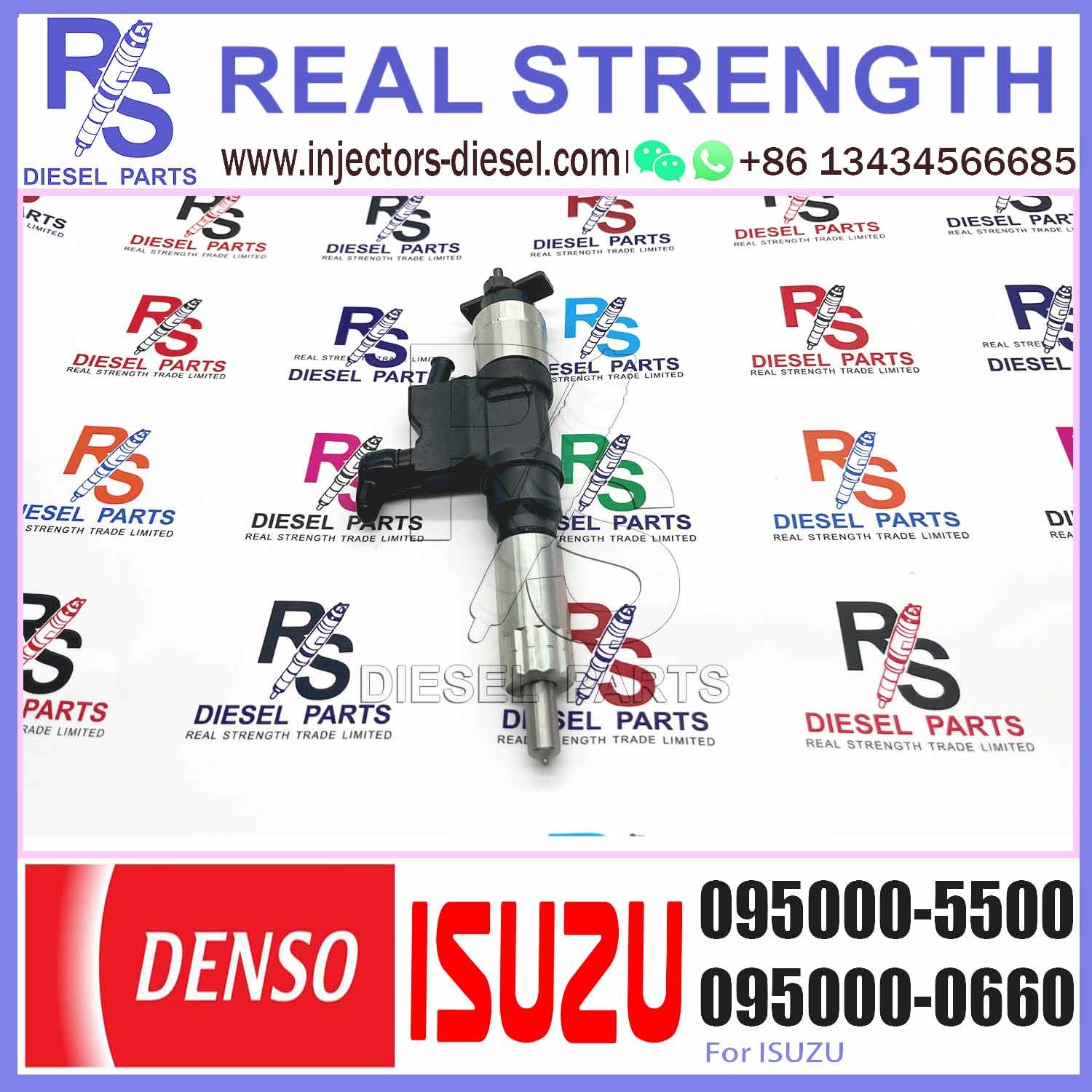 Common Rail Injector 095000-5500,095000-5501 for ISUZU 4HL1, 6HL1 8973675521,8973675522
