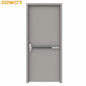 China 60 Minutes Steel Exit Doors Orange Color Painting Finish/ Easy To Install factory