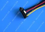 15-pin SATA Power Female to 4-Pin Internal Power Male Serial ATA Cable w/ Metal