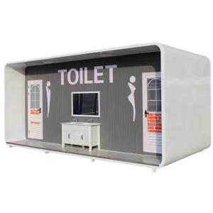 China Outhouse Portable Toilet With Shower , Integrated Public Toilet factory
