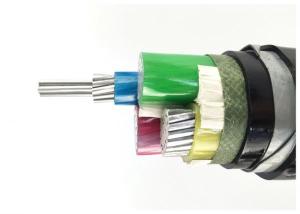 China Black 4 Core 600V 35mm2 XLPE Power Cables Anti Chemical Corrosion factory
