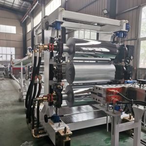 Plastic Sheet Extruder Machine / PP PS Theromofroming Sheet Roll Extrusion