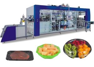 China Blister Forming Machine Integrated Cutting Stacking Inline factory