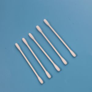 Biodegradable Paper Stick Industrial Cleaning Cotton Swab Big Round Head