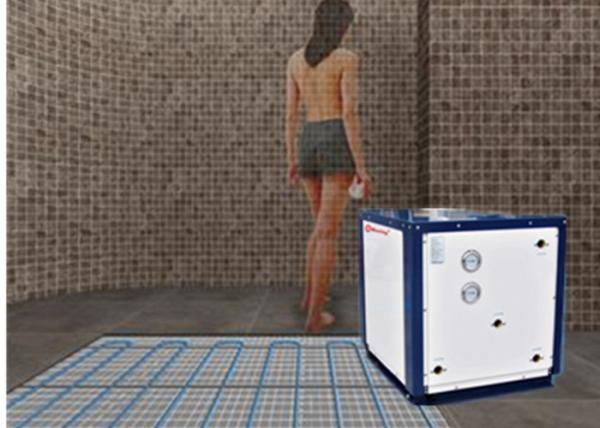 Meeting heat pump low environment cold climate air to water heat pump floor