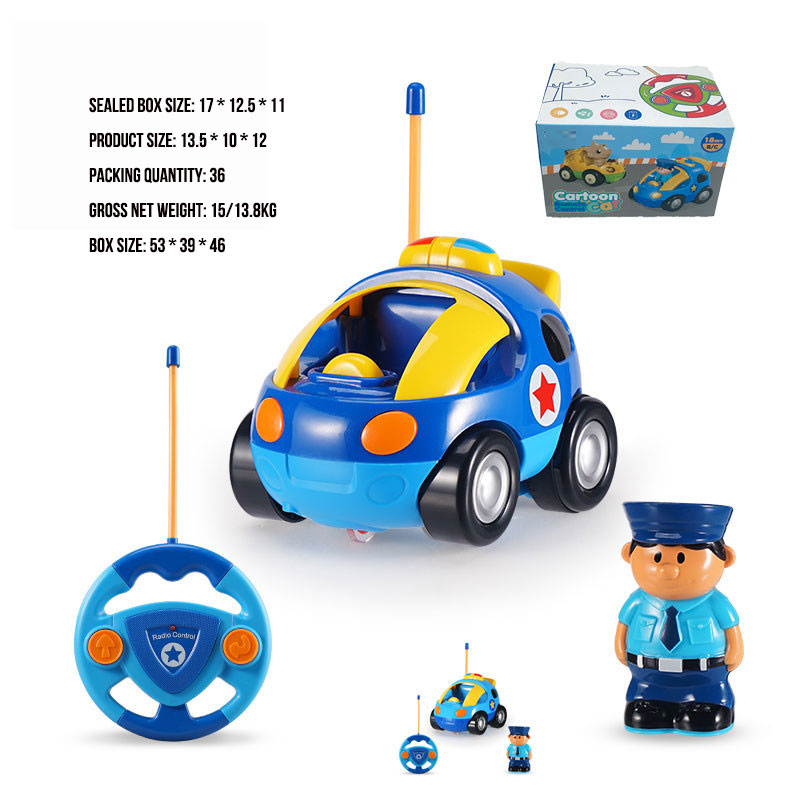 Cartoon Remote Control Police Car and Race Car Toys for Kids 18 Months Other Features