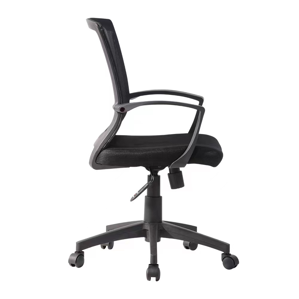 R300mm Nylon Base Black Mesh Administrative Office Chair for Professional Environments