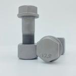 High Strength Excavator Track Bolt And Nut Screws 40Cr