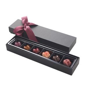 China Cardboard Customized 6pcs Packaging Pretty Elegant Design Chocolates Luxury Box For Gift factory