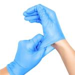 Smooth Chemical Resistant Disposable Nitrile Gloves