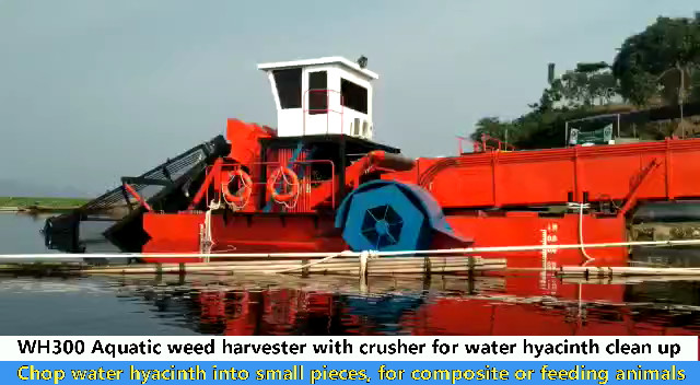 High Efficiency Aquatic Weed Harvester for River Cleaning Algae Cutting