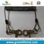 Anti-Drop Heavy Duty Steel Spring Coil Lanyard