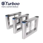 outdoor biometric access control fingerprint turnstile IP65 protection level