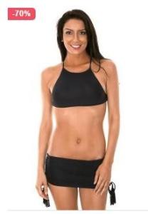 China Bandeau Bikini Top - Soutien Ambra Jupe Black factory