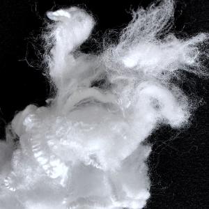 China Raw White Bicomponent Polyester Fiber , Low Melting Point ES Fiber factory