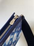 Small Gaston Louis Vuitton LV Pochette Wallet Double Zip Wearable