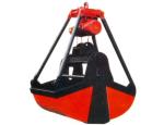 2CBM Q345 Q235 Grab Bucket Crane Spare Parts Electric Motor Grab