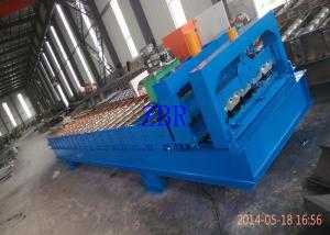 China Servo Motor Roofing Corrugated Sheet Roll Forming Machine Hydraulic Pillar Cutting factory