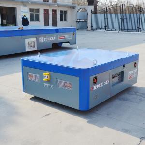 China Motor Drive Electric Material Transfer Cart 3 Tons Steerable Stepless Speed factory