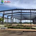 Workshop Steel Structure Building , Industrial Steel Warehouse Construction