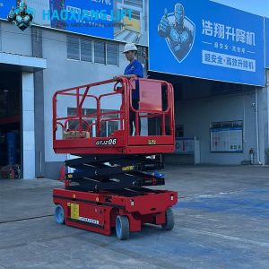 Self-Driven Scissor Lift (4-6m) Intro: Rated load 0.3-1.5t. Includes 1.5t 4WD
