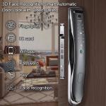 Face ID Intelligent Tuya Door Lock Intercom IC Card App Controlled Smart Door