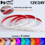 12V 24V IP68 Waterproof Outdoor LED Strip Lights 120leds/M LED Night Light