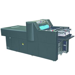 China Fast Heating Spot UV Varnish Coating Machine 4500p/H 16kw factory