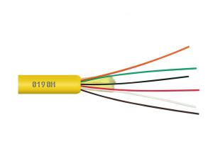 China Orange Glass Fiber Optic Cable GJFJV 12 / 24 Core Multi Mode 2KM To 4KM Per Reel factory
