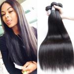Unprocessed Straight Hair Peruvian Human Hair Weave 10"-34"Available
